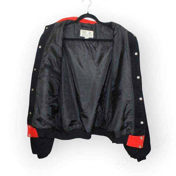 XXL Southwest Varsity Bomber Jacket Aztec Tribal Esther ElPasoCafe Toppenish - Picture 8 of 16